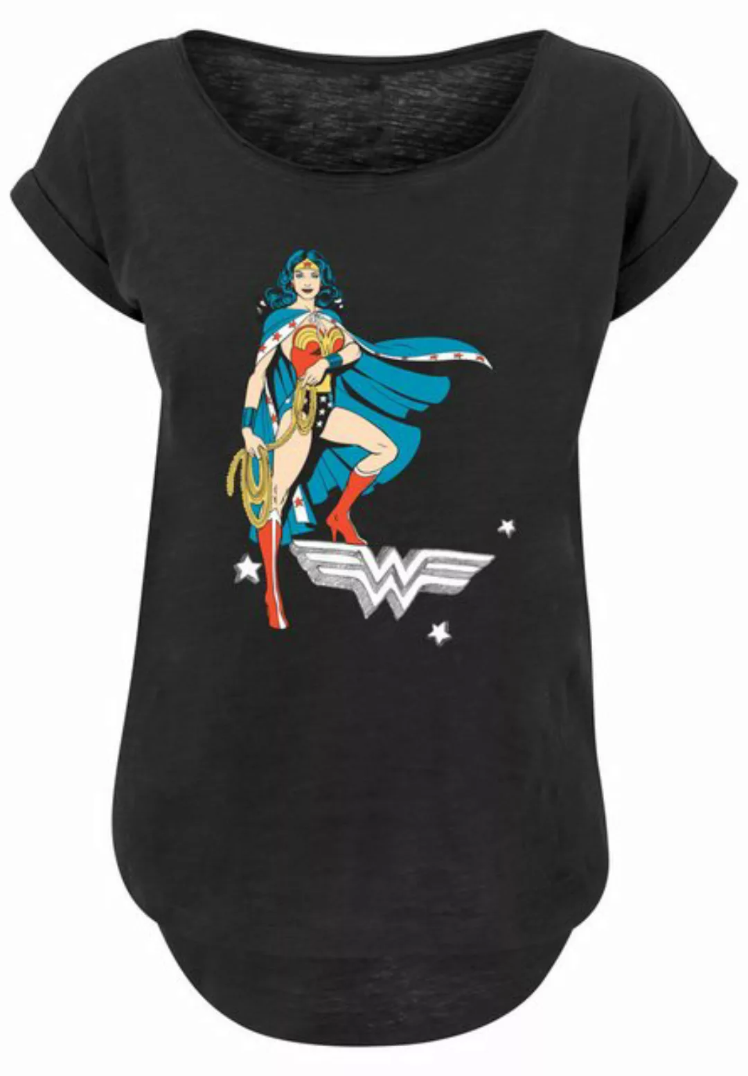 F4NT4STIC T-Shirt DC Comics Wonder Woman Standing Logo Print günstig online kaufen