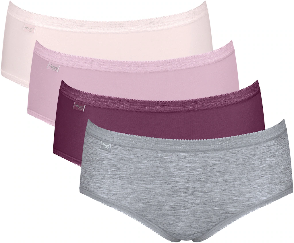 sloggi Midislip "Basic+", (4er Pack), Baumwollmix, elastisch, weiche Nähte, günstig online kaufen