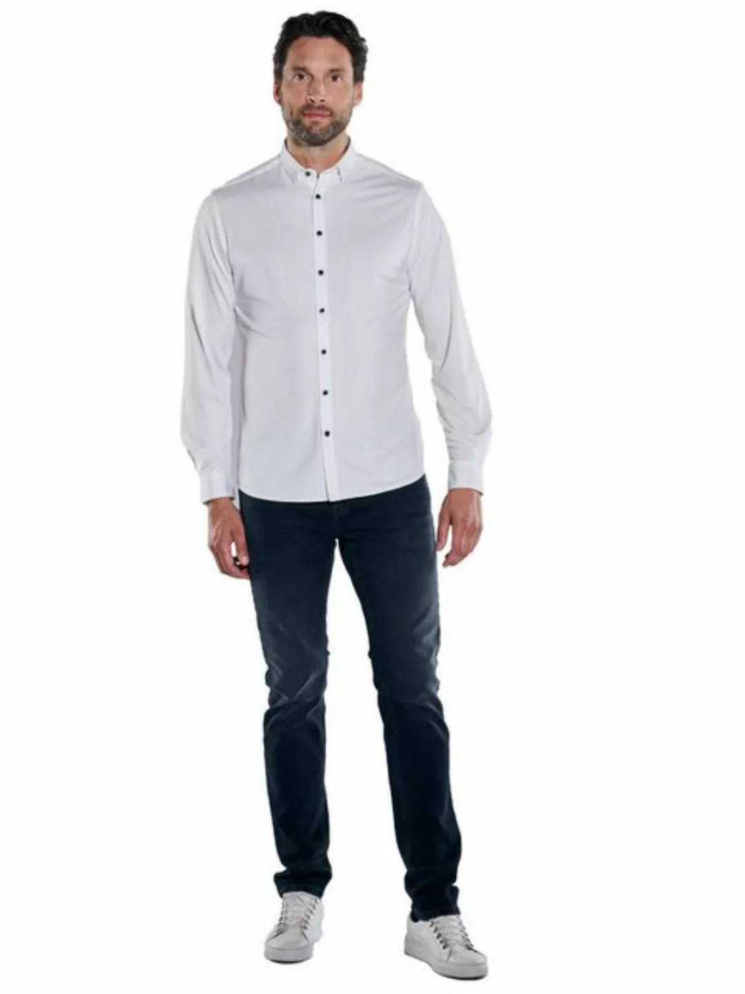 ENGBERS GERMANY Langarmhemd Langarm-Hemd slim fit günstig online kaufen