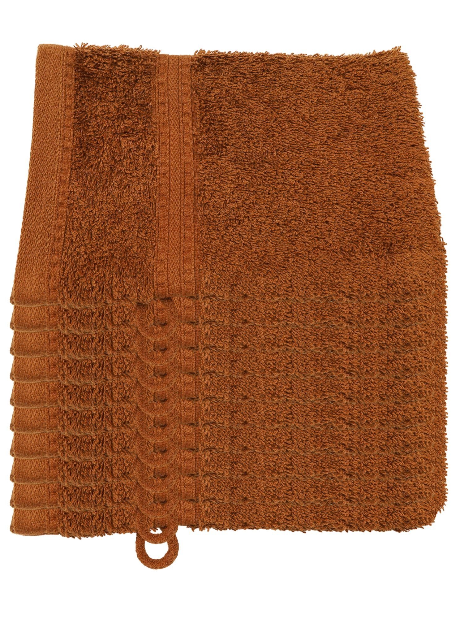 Julie Julsen Handtücher 10-Handtücher-Schokobraun, Bio-Baumwolle (10-St) günstig online kaufen