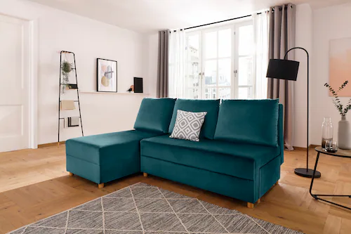 INOSIGN Ecksofa »Mick L-Form«, Longchair links/rechts montierbar, wahlweise günstig online kaufen