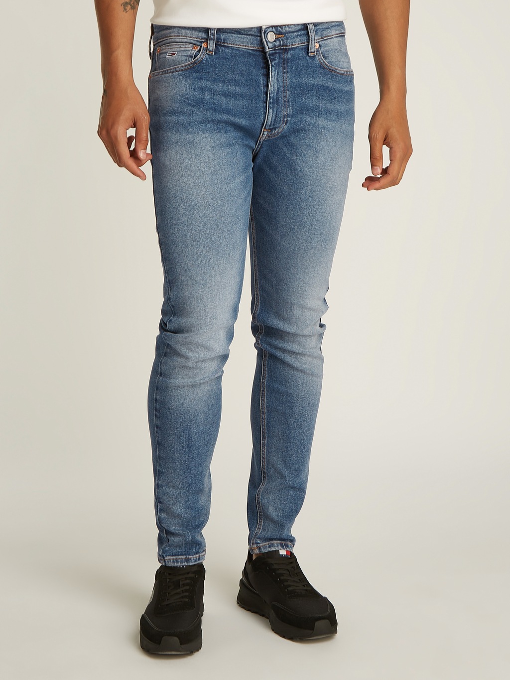 Tommy Jeans Skinny-fit-Jeans, mit Logostickereien günstig online kaufen