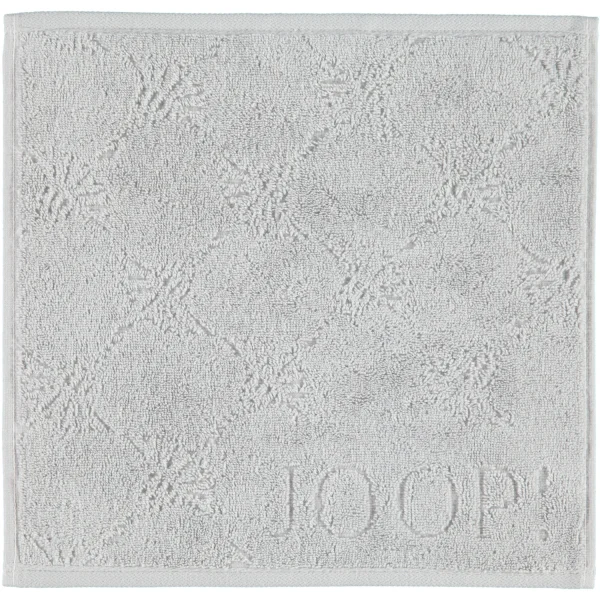 JOOP Uni Cornflower 1670 - Farbe: platin - 705 - Seiflappen 30x30 cm günstig online kaufen