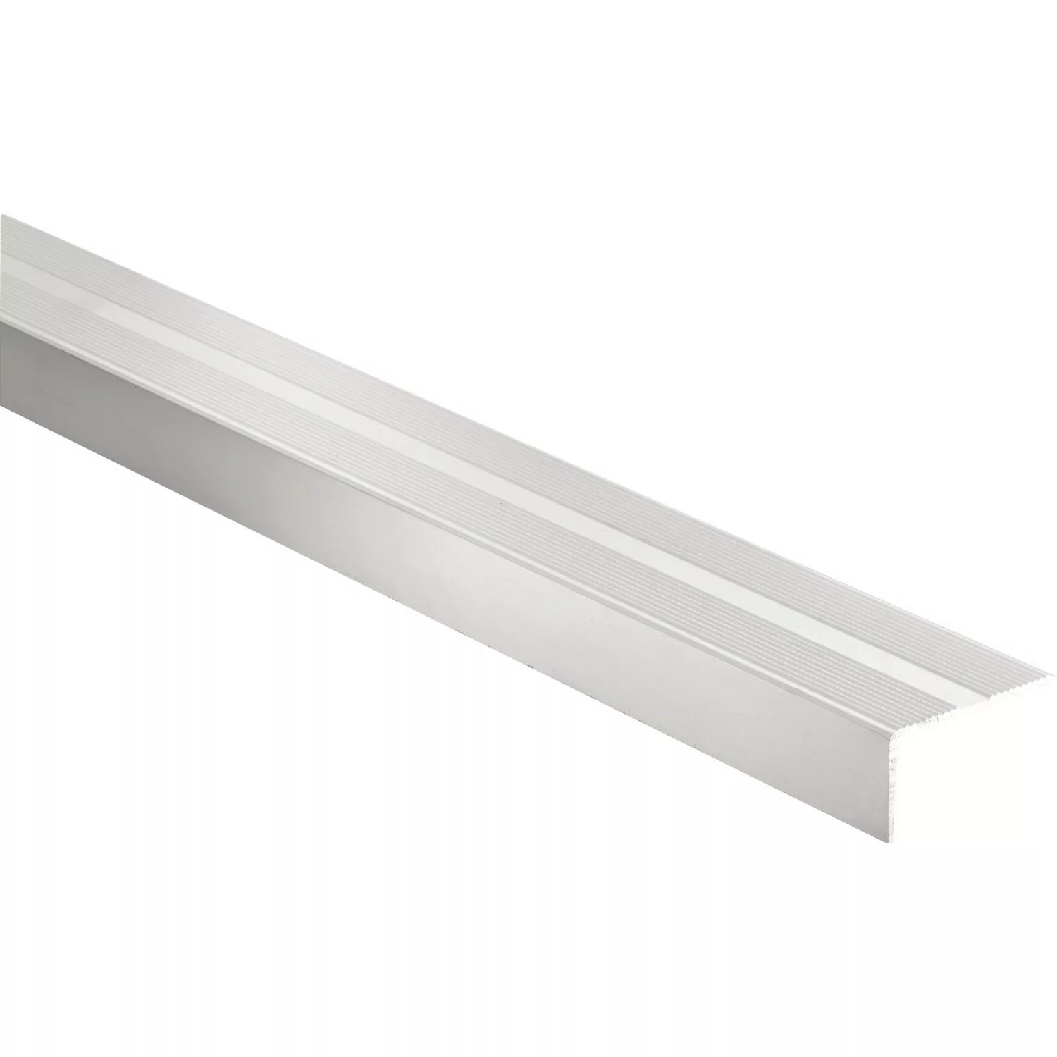 Treppenwinkel Alu eloxiert Silber matt 26 mm x 0,9 m klebend günstig online kaufen