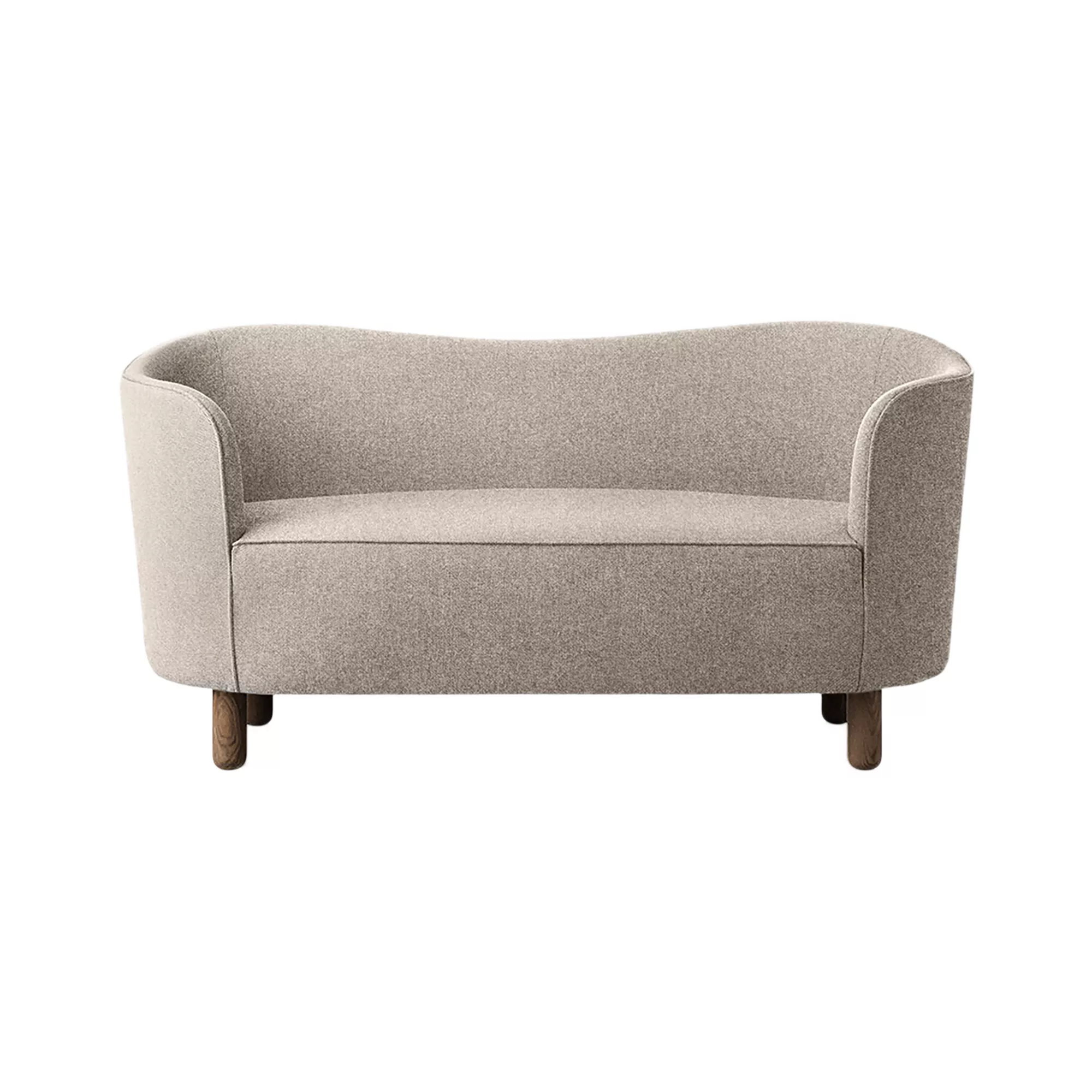 by Lassen - Mingle Sofa 2-Sitzer Stoff - beige/Stoff Kvadrat Zero Sahco 12/ günstig online kaufen