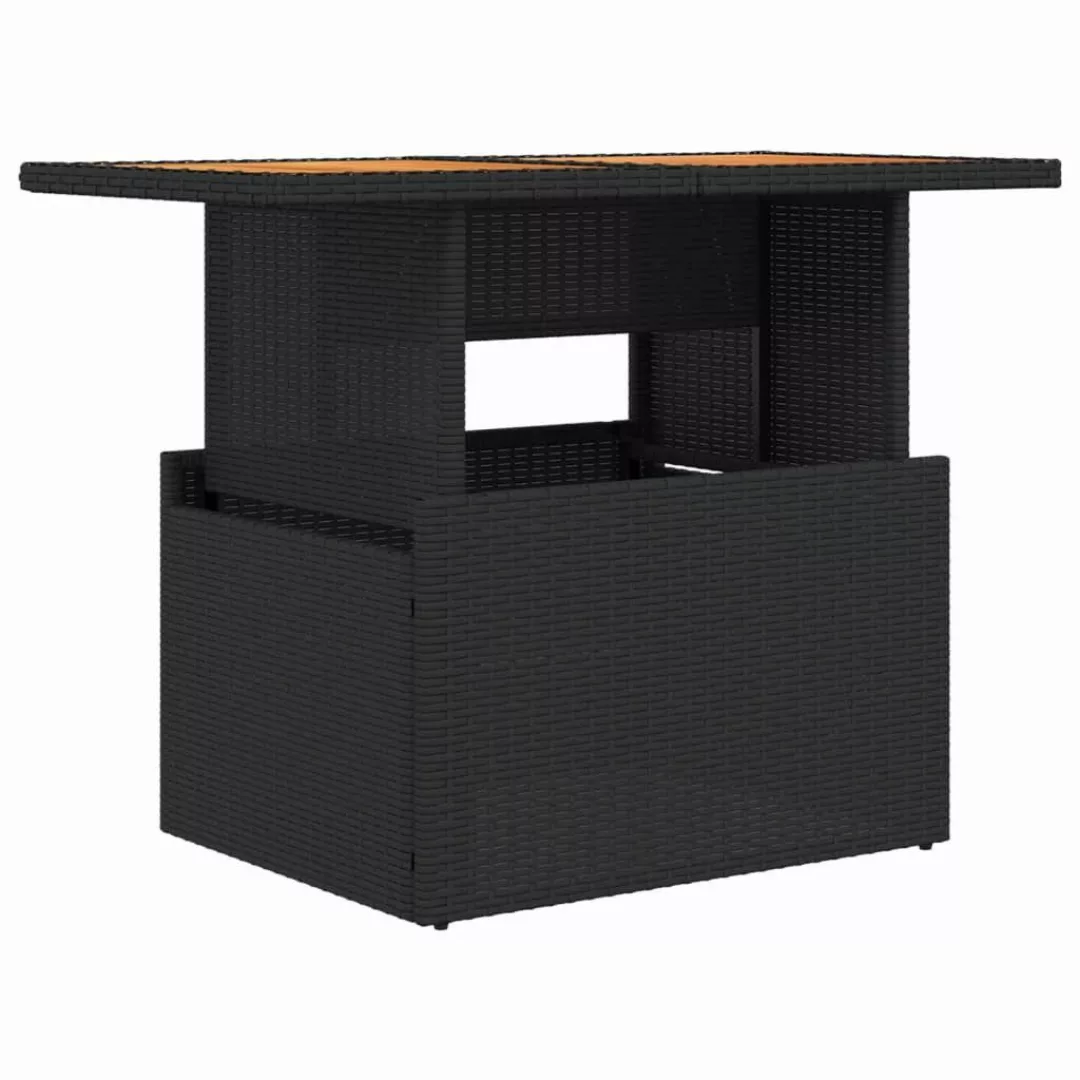 vidaXL Gartentisch, Outdoor Tisch Schwarz 100x55x73 günstig online kaufen
