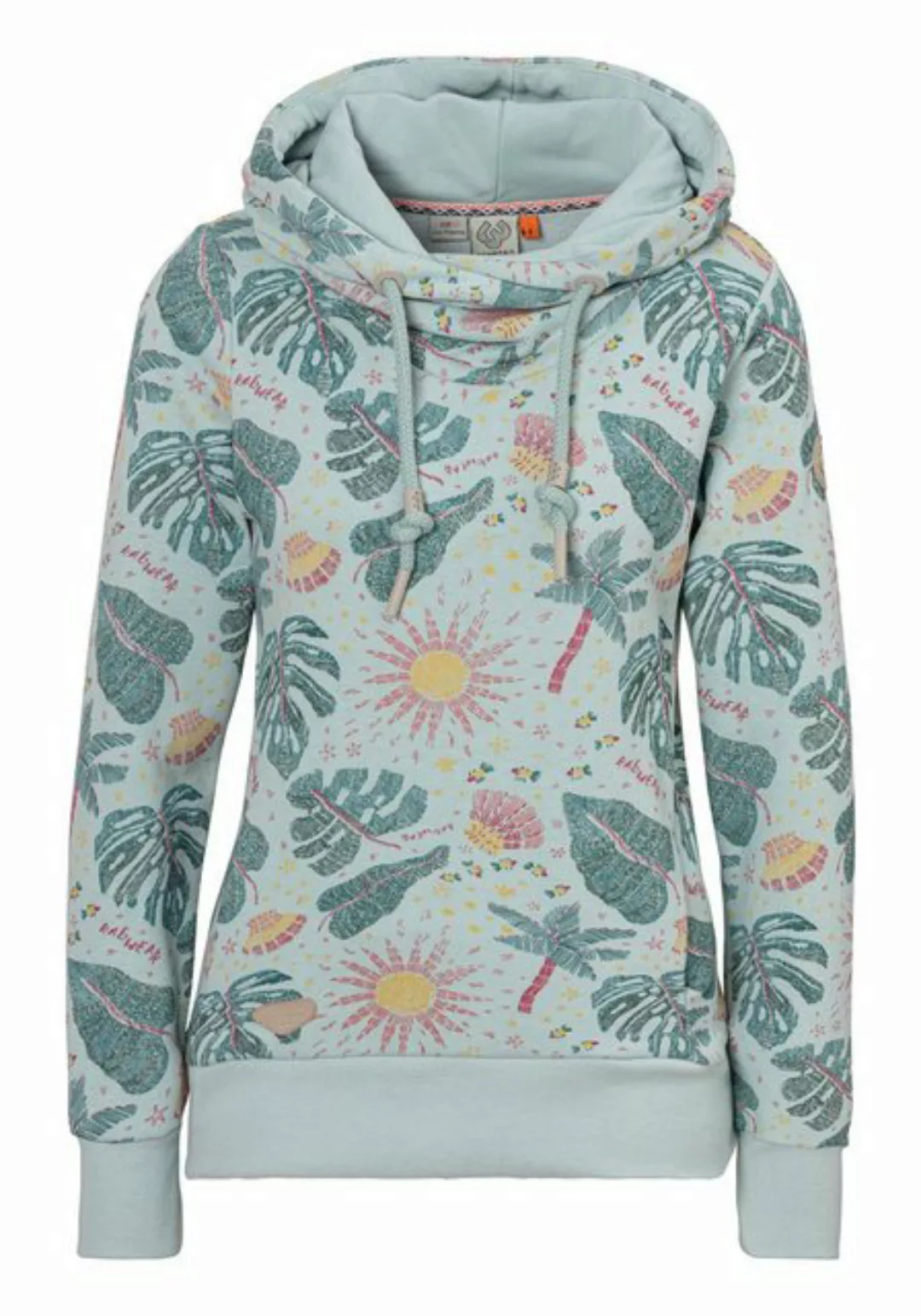 Ragwear Hoodie GRIPY PRINT COMFY mit floralem Alloverprint günstig online kaufen