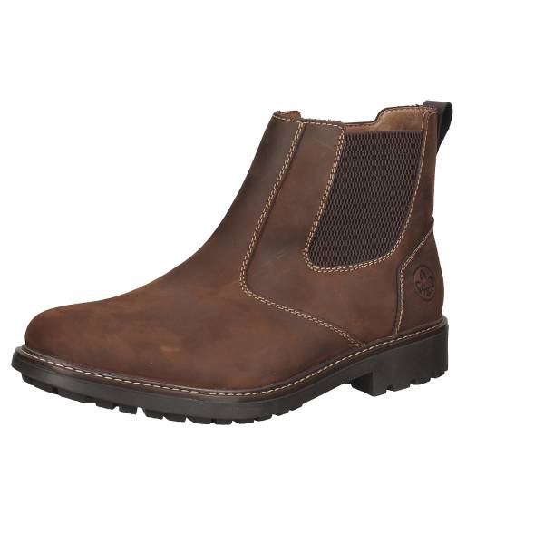 Rieker Stiefelette Herren Leder dunkelbraun, Gr. 42 günstig online kaufen