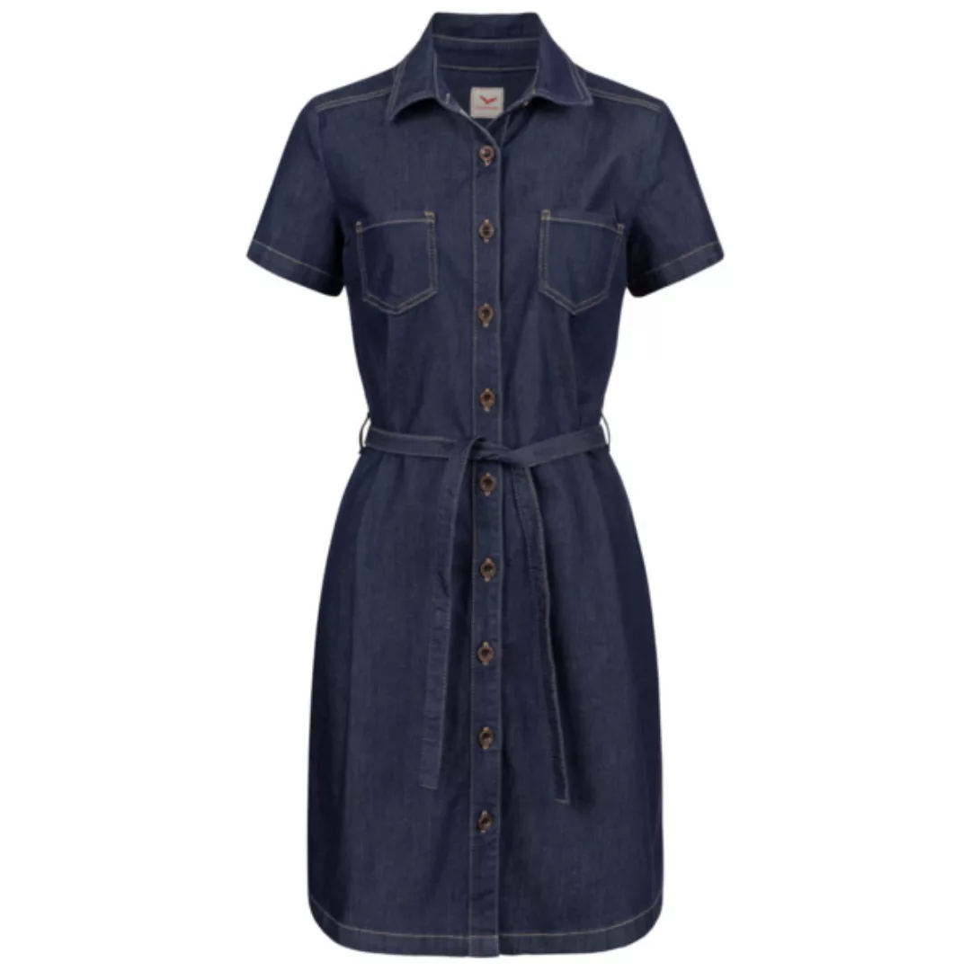 Shirtdress Kaysa Hemdblusenkleid Aus Light Denim In Classic Blue günstig online kaufen