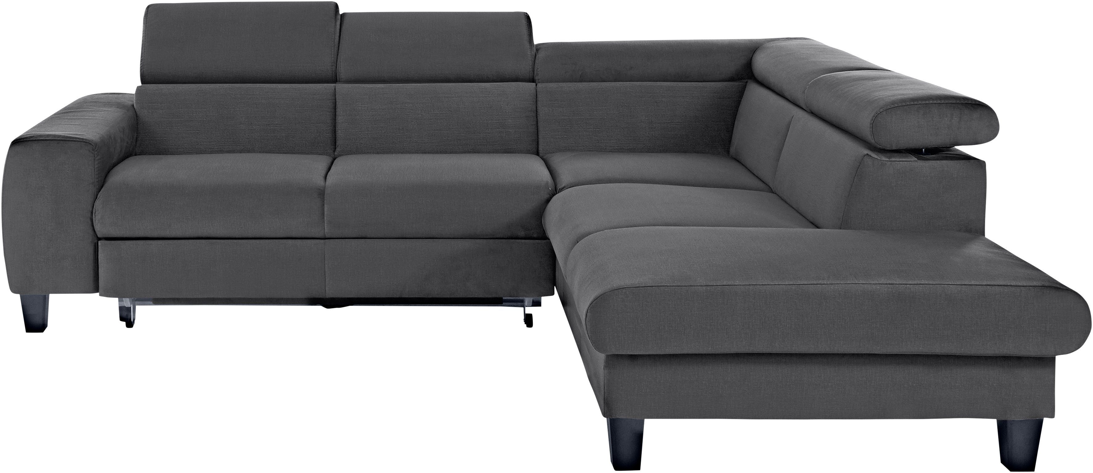 COTTA Ecksofa "Morven L-Form mit Kopfteilverstellung", wahlweise mit Bettfu günstig online kaufen