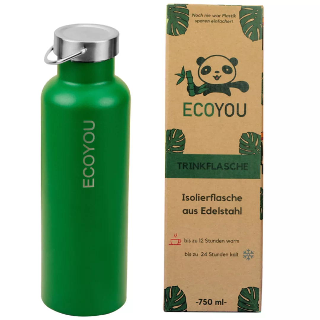 Ecoyou® Edelstahl Trinkflasche Isolierflasche 750 Ml Thermosflasche günstig online kaufen