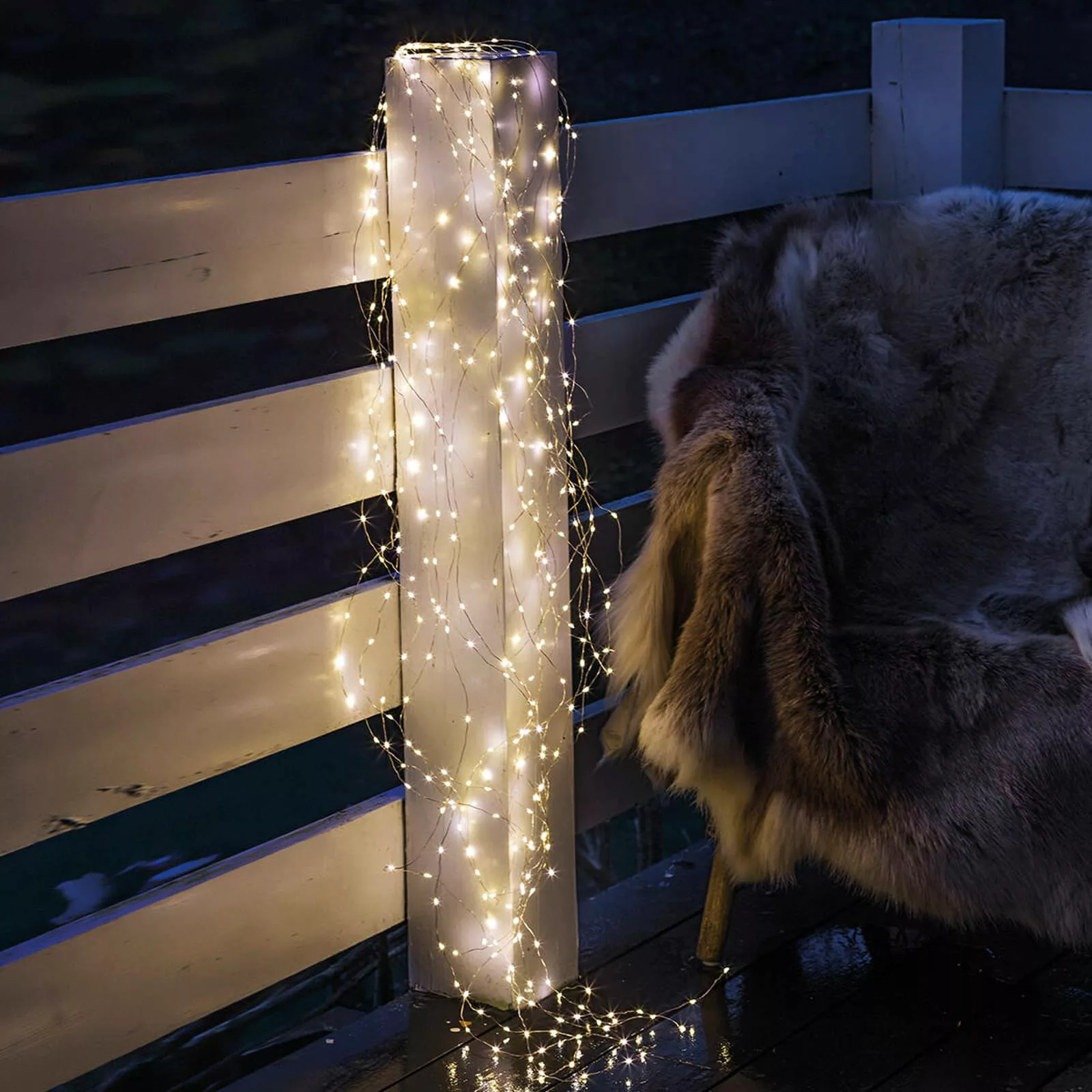 LED-Lichterkette Knirke für außen, 200-flg. günstig online kaufen