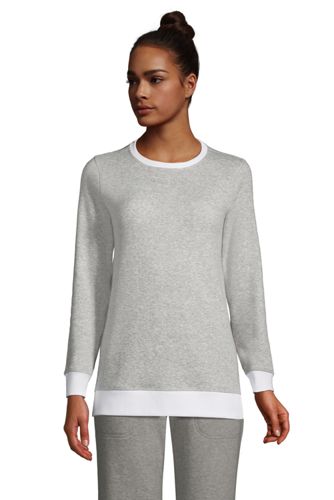 Sweatshirt mit Plüschfutter SERIOUS SWEATS, Damen, Größe: S Normal, Grau, B günstig online kaufen