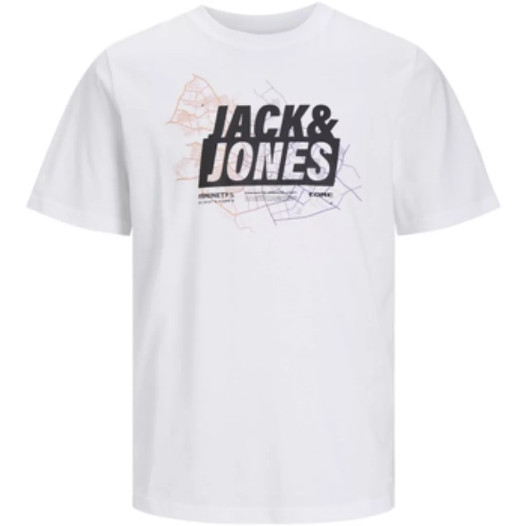 Jack & Jones Herren Rundhals T-Shirt JCOMAP LOGO - Regular Fit günstig online kaufen