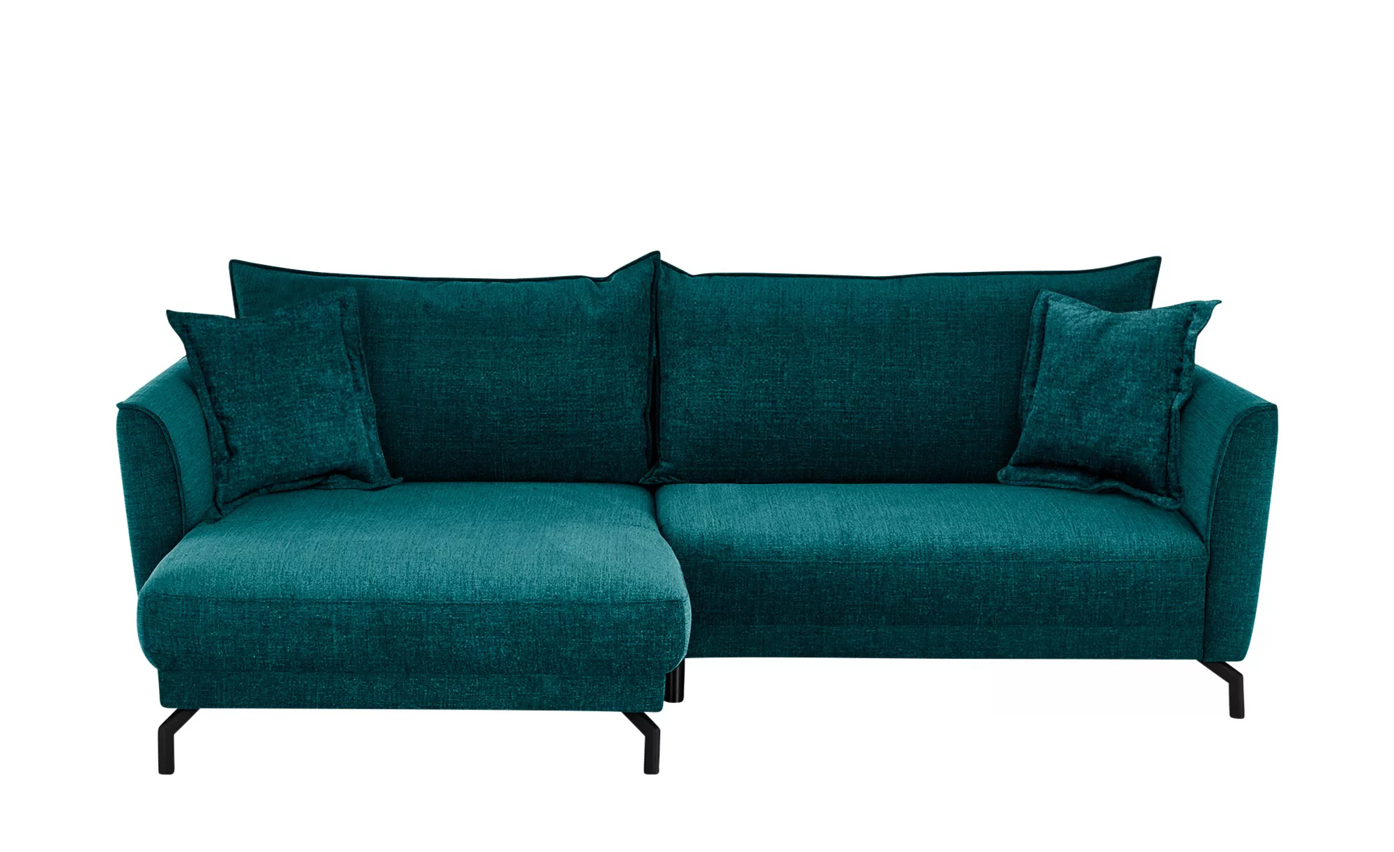 bobb Ecksofa  Yolanda ¦ türkis/petrol ¦ Maße (cm): B: 257 H: 94 T: 174.0 Po günstig online kaufen