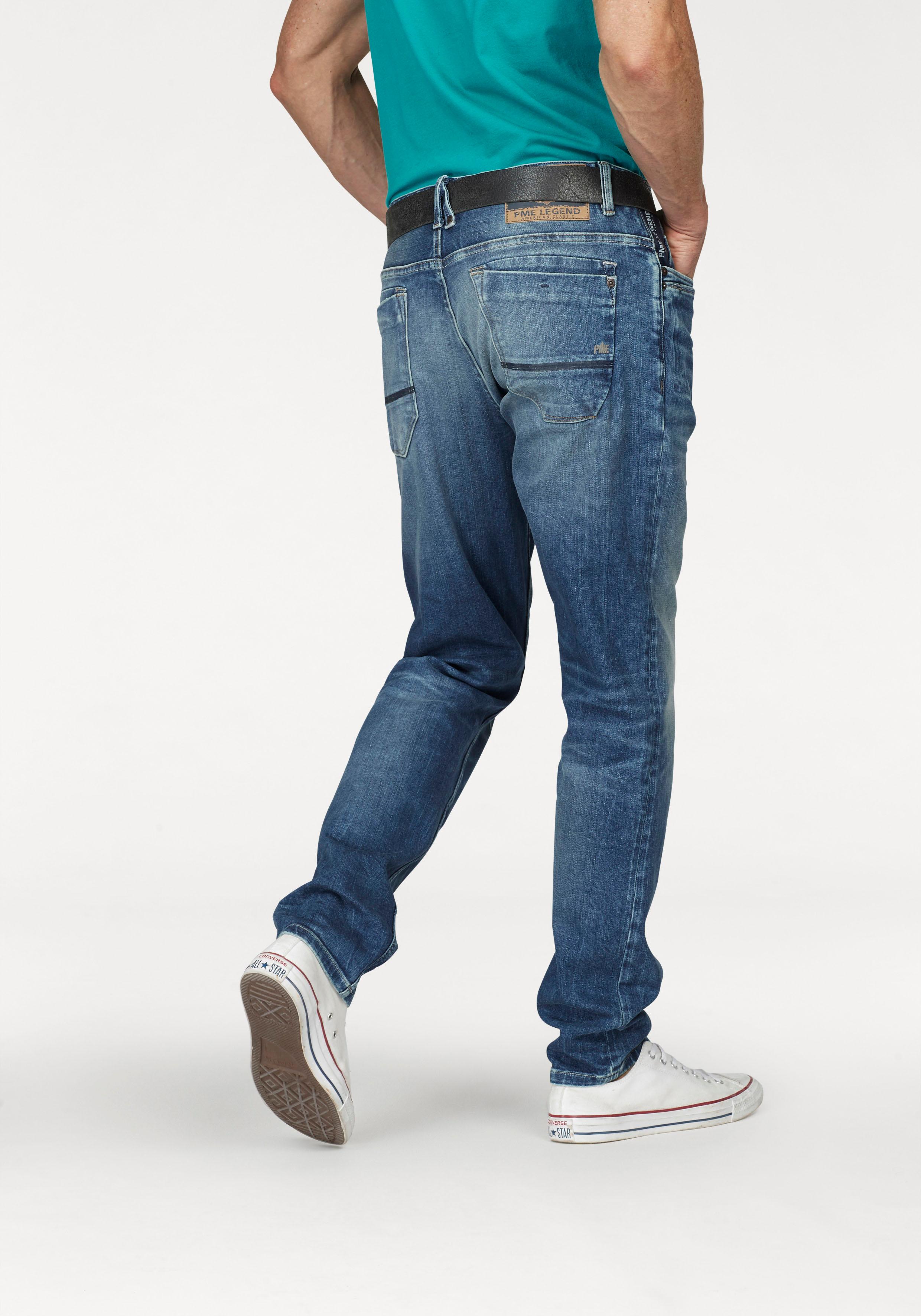 PME LEGEND Tapered-fit-Jeans SKYMASTER im Used Look günstig online kaufen