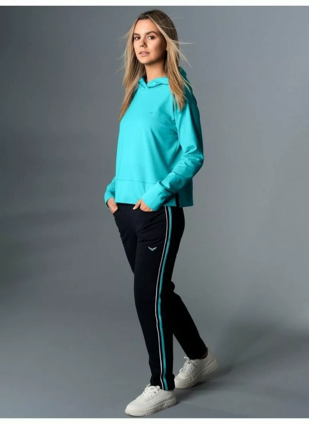 Trigema Sweatshirt "TRIGEMA Bequemes Basic Homewear Set" günstig online kaufen