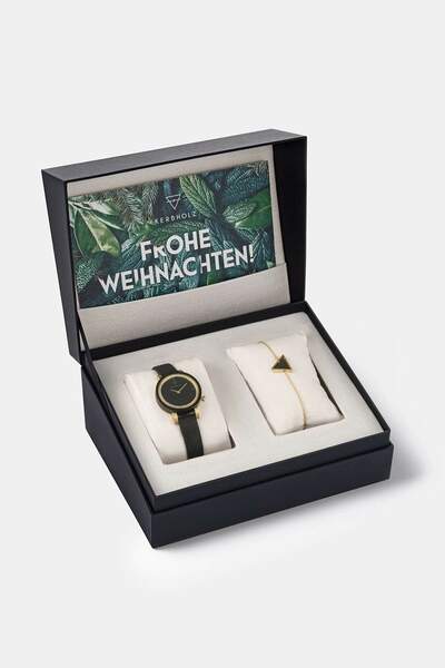 Geschenk - Box Mit Damenuhr Und Armband 'Luise' & 'Triangle Bracelet' günstig online kaufen