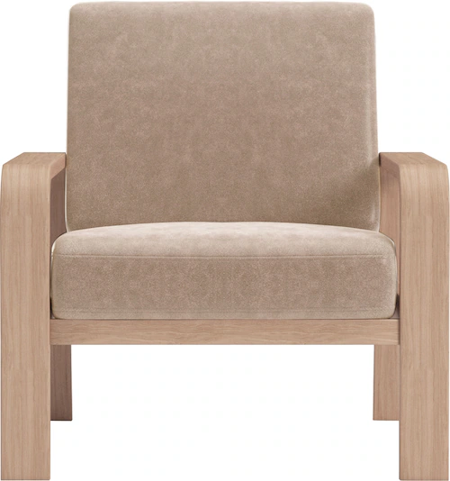sit&more Sessel »Kolding«, Armlehnen aus Buchenholz in natur, verschiedene günstig online kaufen