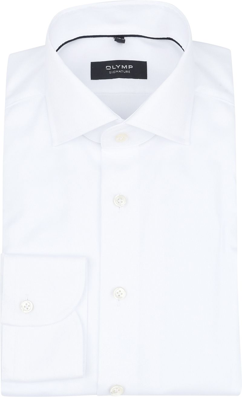 OLYMP Signature Twill Hemd Weiß - Größe 43 günstig online kaufen