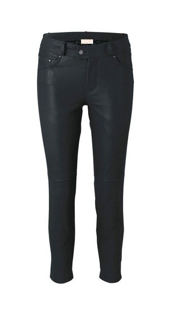 heine Stoffhose HEINE Damen 5-Pocket-Lammnappalederhose, schwarz günstig online kaufen