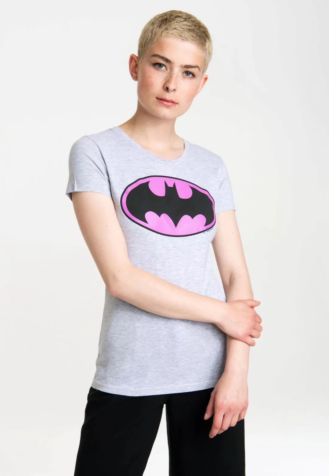 LOGOSHIRT T-Shirt "Batman", mit coolem Superhelden-Logo günstig online kaufen