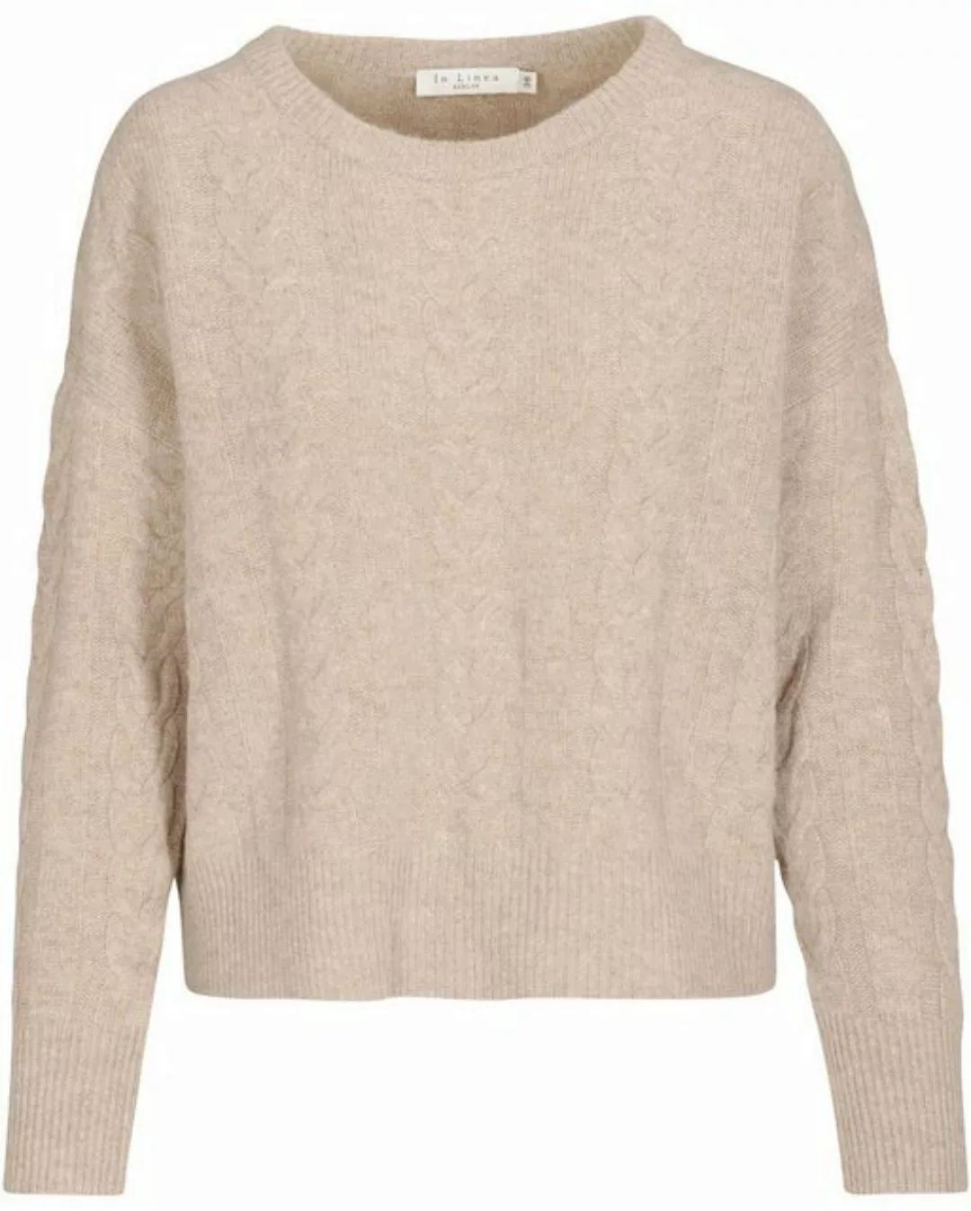 IN LINEA Strickpullover Pullover mit Zopfmuster günstig online kaufen