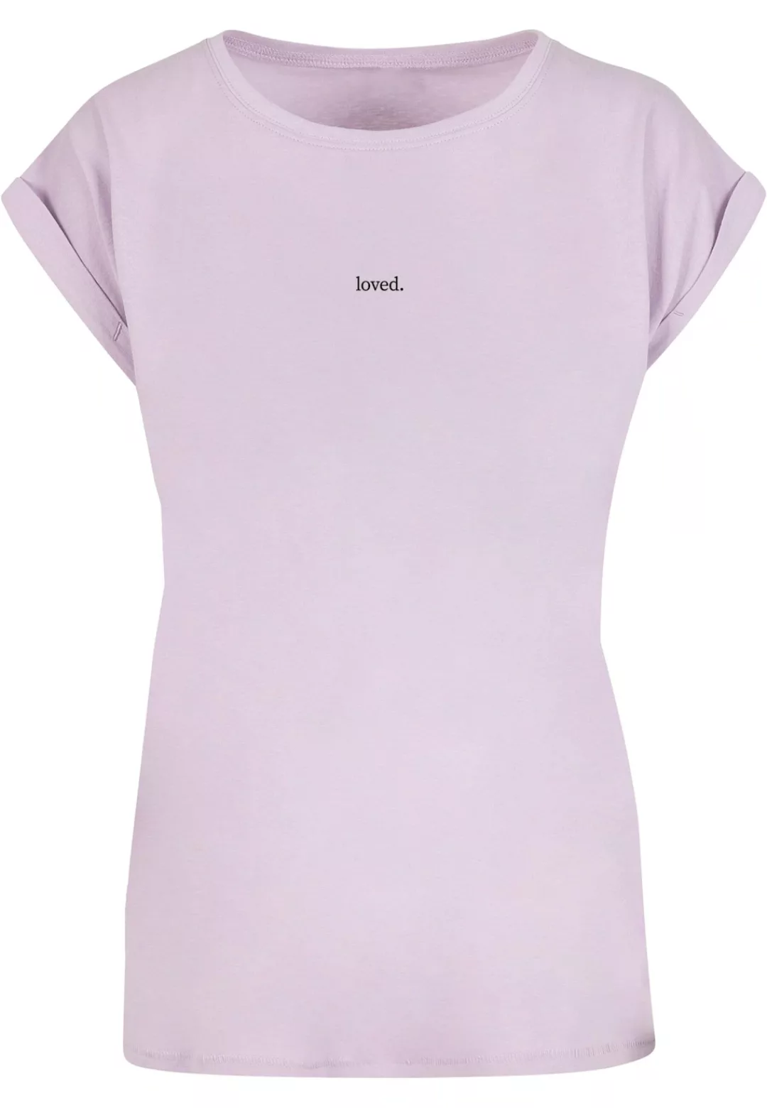 Merchcode T-Shirt "Merchcode Damen Ladies Love Extended Shoulder Tee", (1 t günstig online kaufen