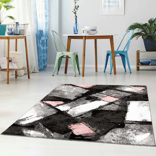 Carpet City Teppich »Moda 1135«, rechteckig, Kurzflor, Wohnzimmer günstig online kaufen