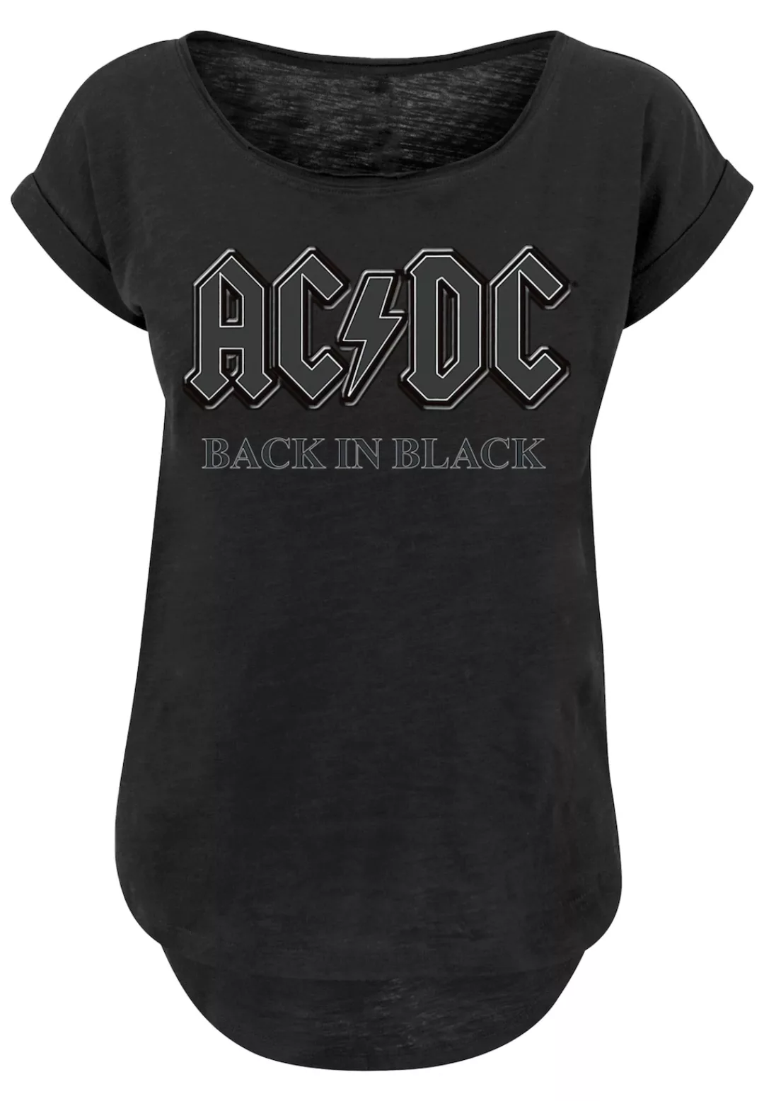 F4NT4STIC T-Shirt "PLUS SIZE ACDC Back in Black", Print günstig online kaufen