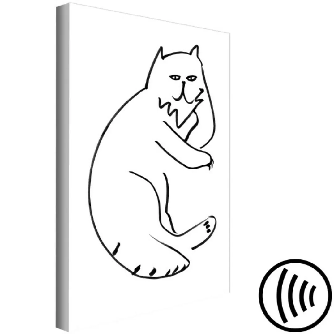 Leinwandbild Cat Relaxing (1 Part) Vertical XXL günstig online kaufen