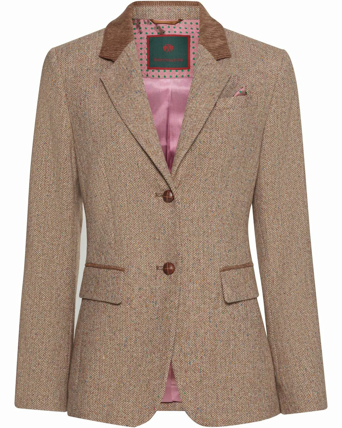 Reitmayer Jackenblazer Fischgrat-Blazer mit Cordkragen günstig online kaufen