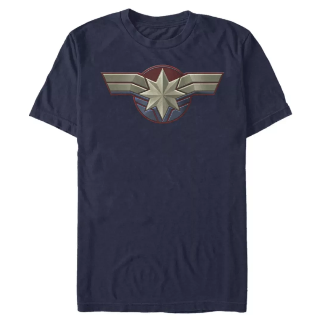 Marvel - Captain Marvel - Captain Marvel Costume LOGO - Männer T-Shirt günstig online kaufen