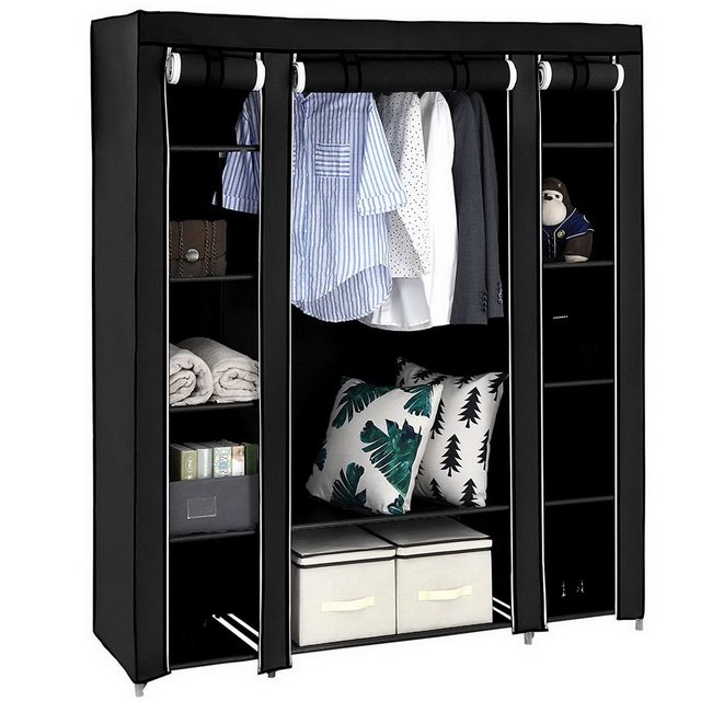 Rutaqian Kleiderschrank Tragbarer Kleiderschrank, 147x44x174cm, Kleiderschr günstig online kaufen