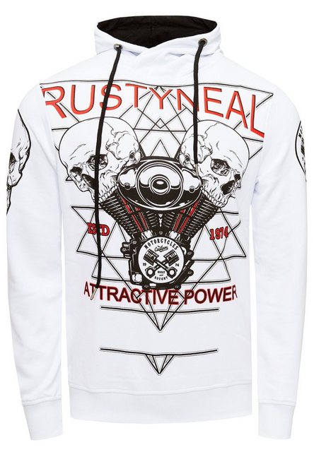 Rusty Neal Kapuzensweatshirt "Rusty Neal Sweater", mit rockigem Print günstig online kaufen