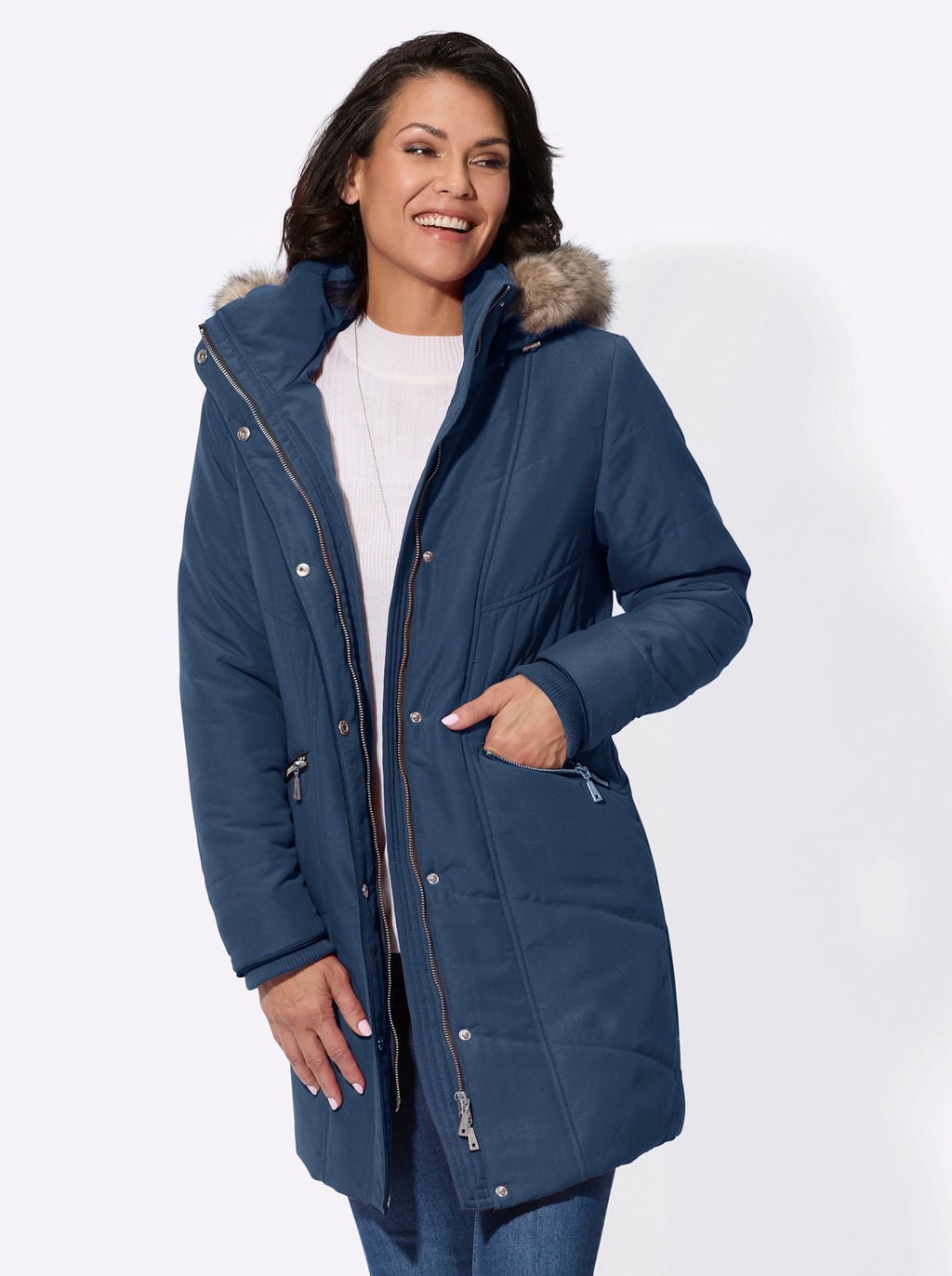 Casual Looks Steppjacke, mit Kapuze günstig online kaufen