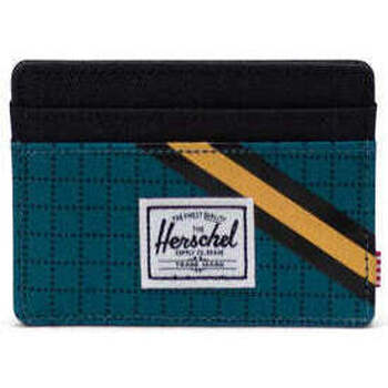 Herschel  Geldbeutel Charlie RFID Harbour Blue Grid/Black/Amber Yellow günstig online kaufen