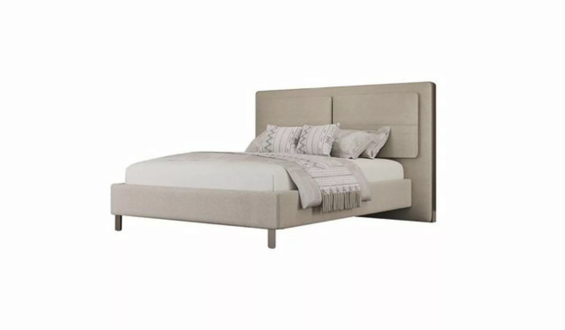 JVmoebel Bett Polsterbett 180 x 200 cm Doppelbett Schlafzimmer Luxus Holzmö günstig online kaufen