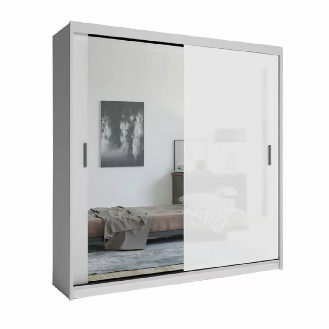 MOEBLO Kleiderschrank LUXI (Schwebetürenschrank 2,3-türig Schrank Garderobe günstig online kaufen