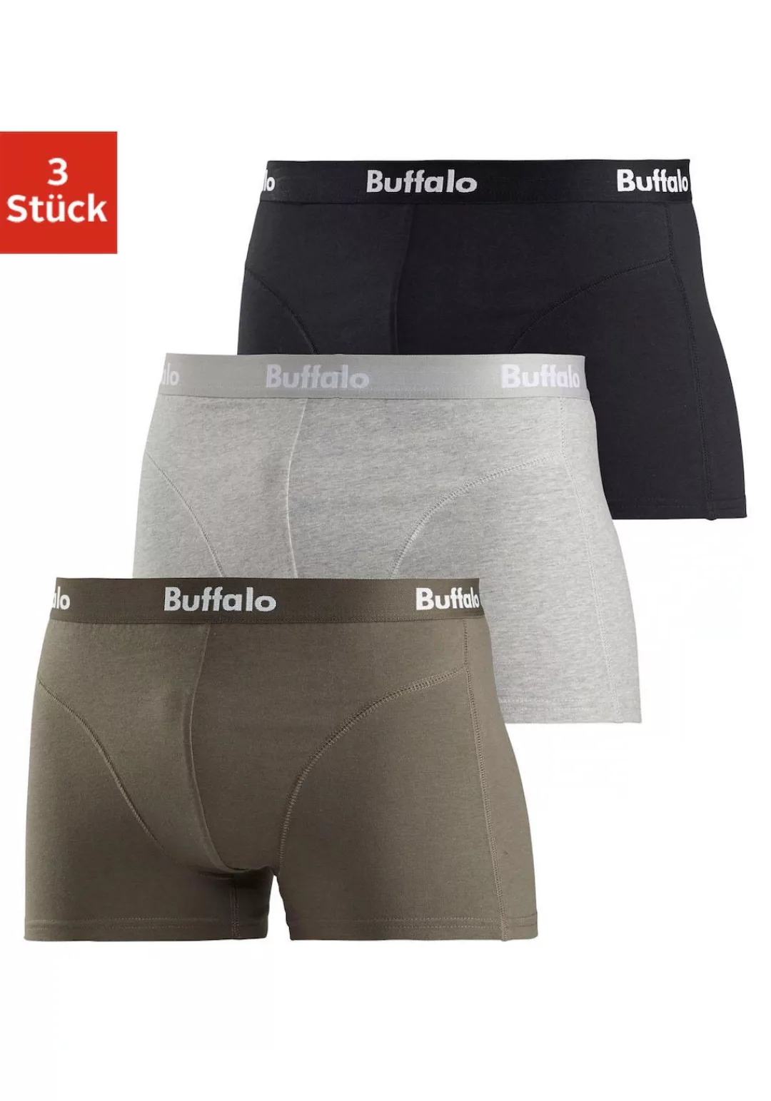 Buffalo Boxer, (Packung, 3 St.) günstig online kaufen