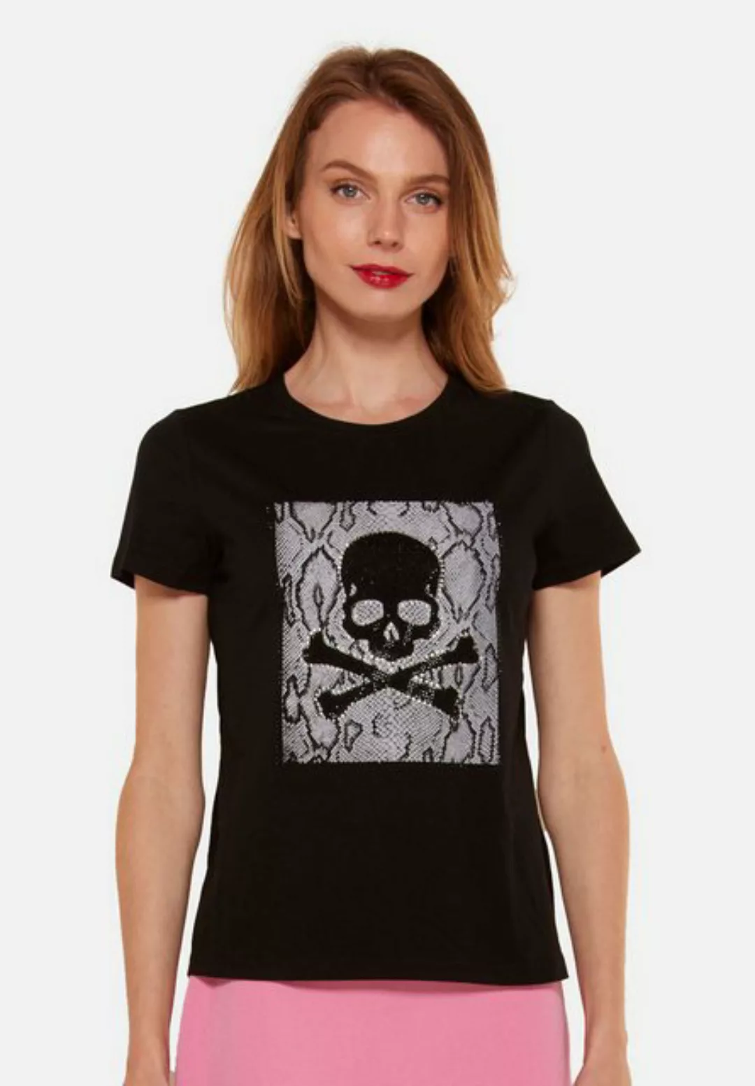 Tooche Kurzarmshirt Totenkopf Mit Totenkopf Print günstig online kaufen