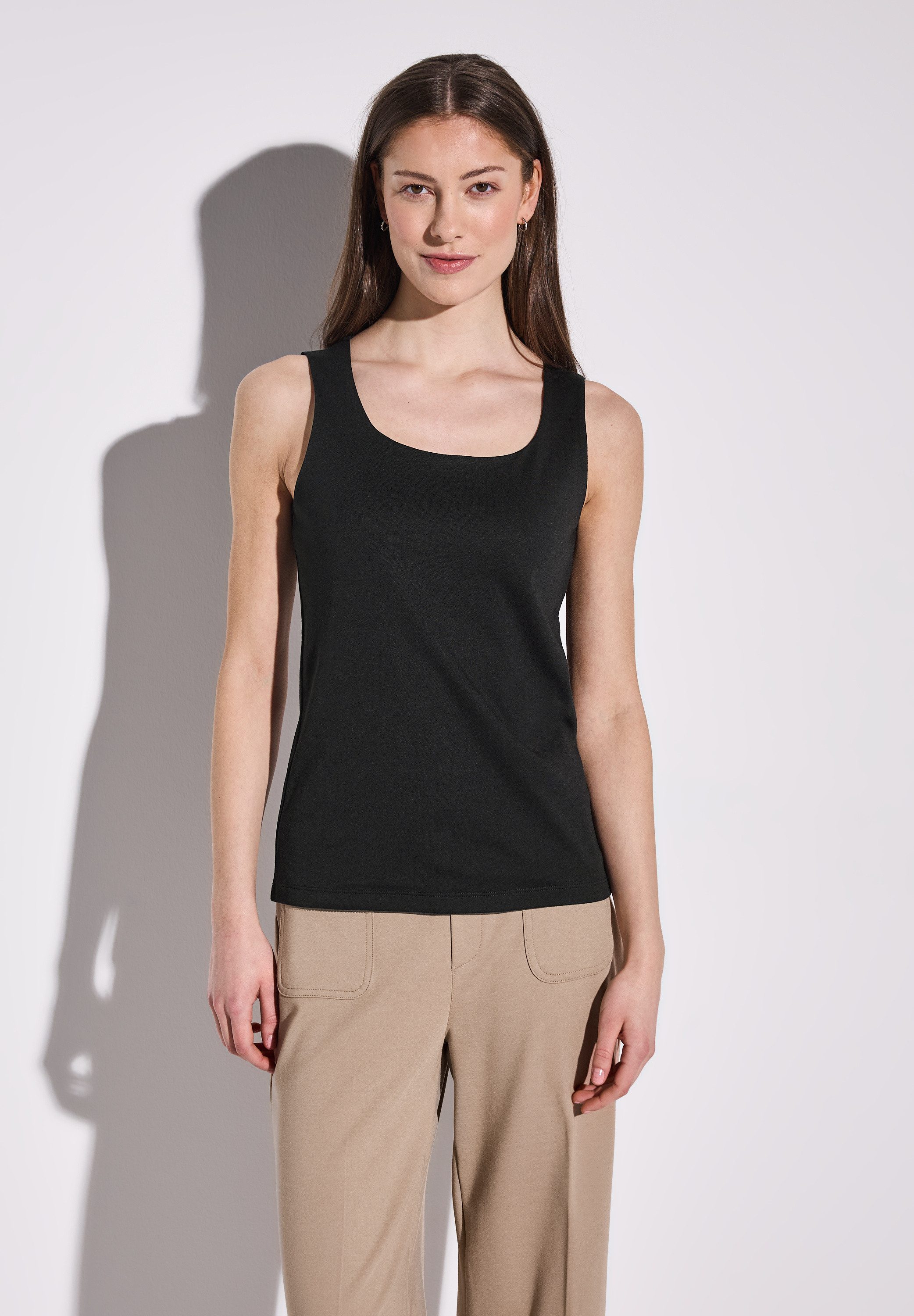 STREET ONE Rundhalsshirt, im soften Baumwoll-Mix günstig online kaufen
