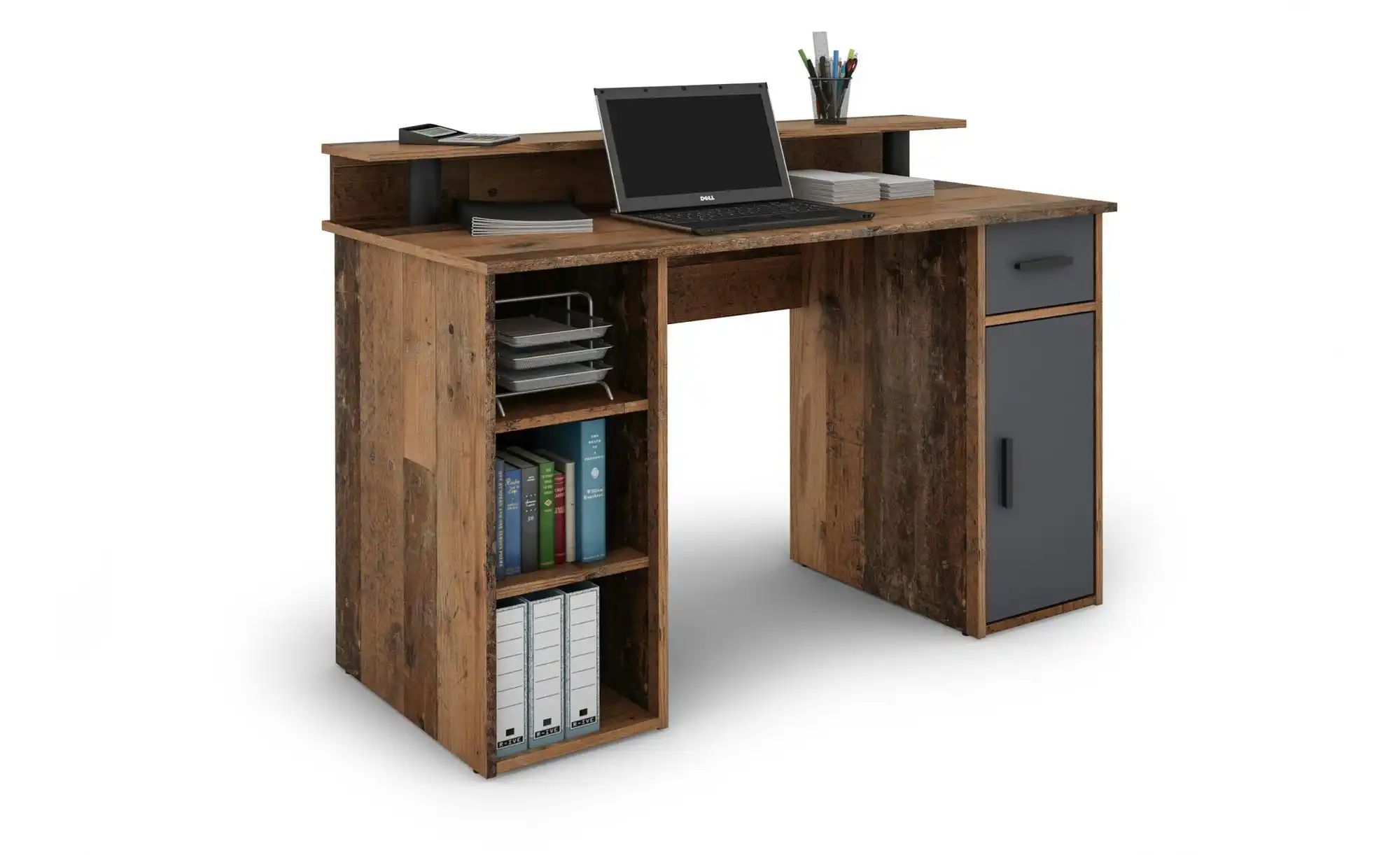 by Living Schreibtisch   ¦ braun ¦ Maße (cm): B: 120 H: 88 Tische > Compute günstig online kaufen