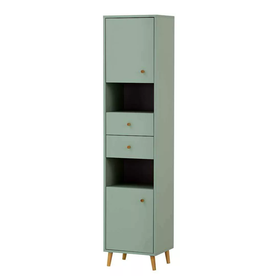 Hochschrank für Badezimmer im Skandi Design Made in Germany günstig online kaufen