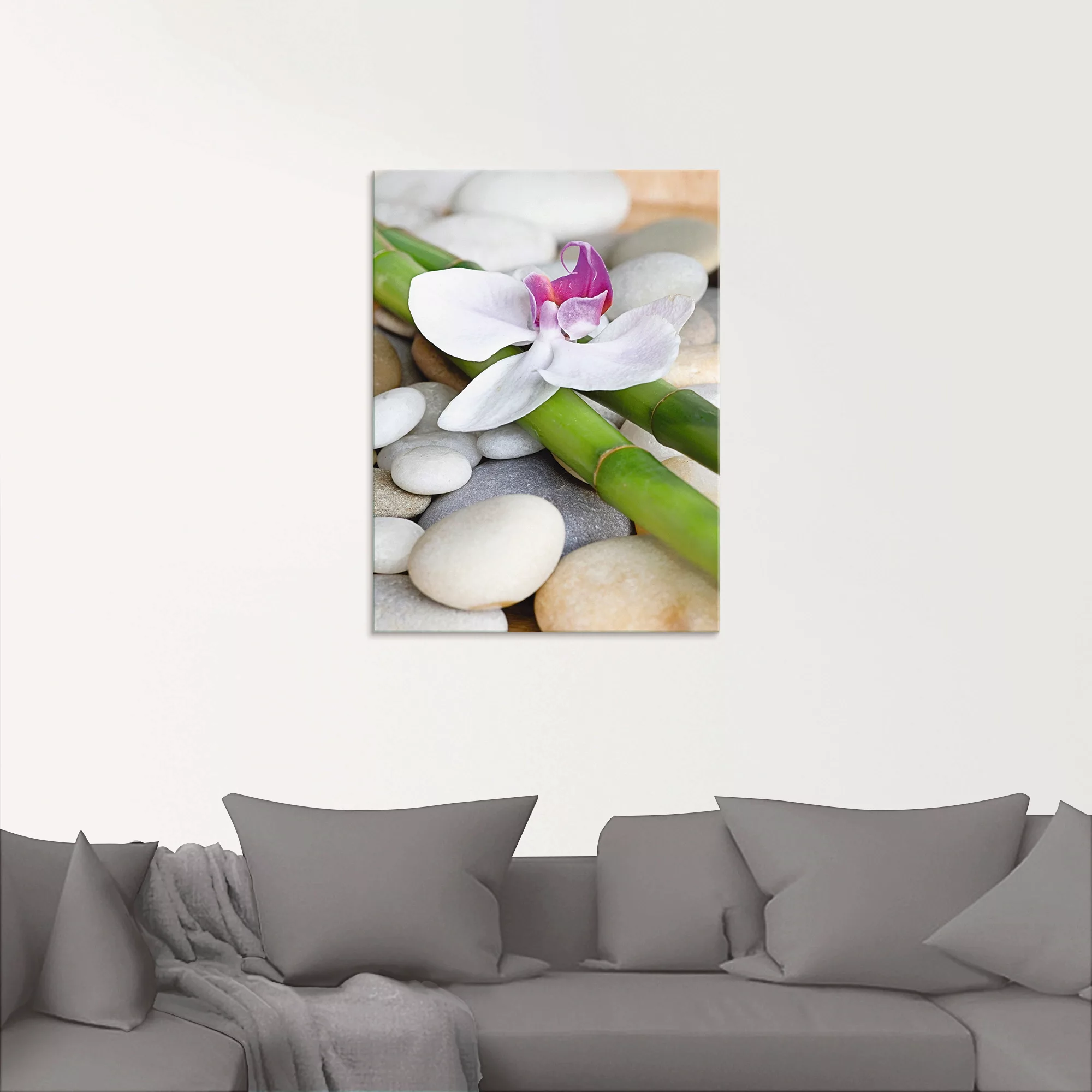 Artland Glasbild »Zen Orchidee«, Zen, (1 St.), in verschiedenen Größen günstig online kaufen