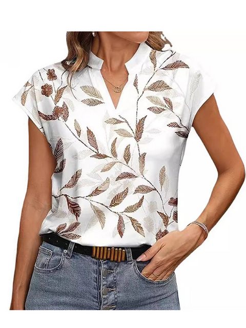 KIKI Kurzarmshirt T Shirts Damen Sommer Kurzarm Bedruckt Geeignet für tägli günstig online kaufen