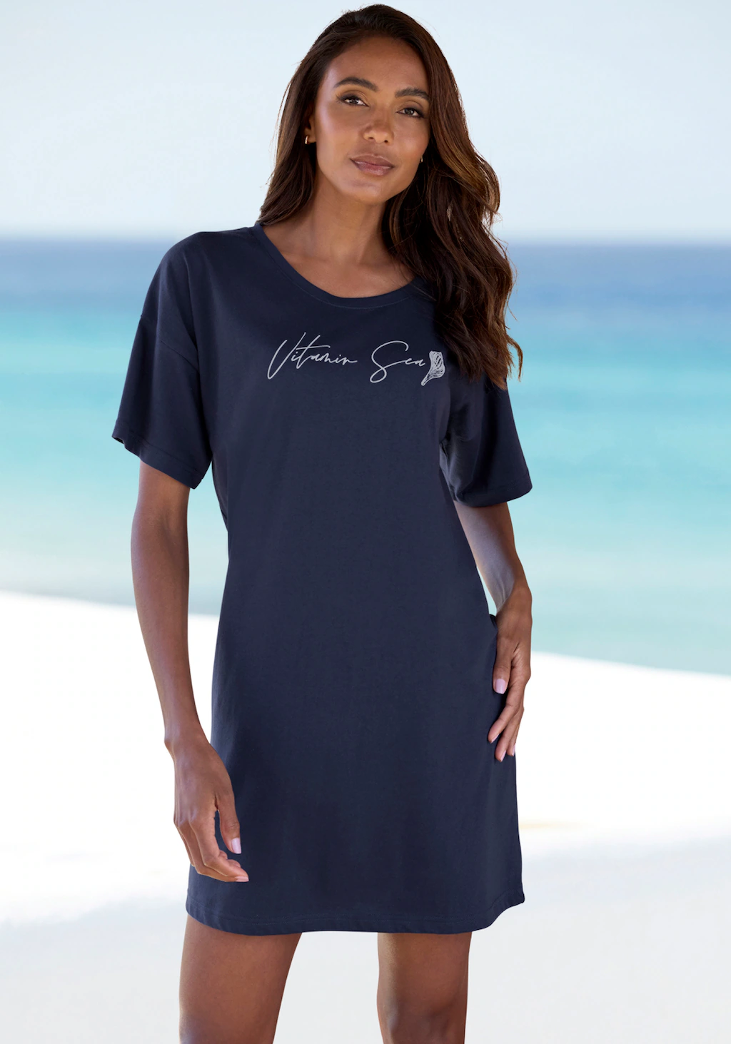 Vivance Dreams Sleepshirt, mit schönem Frontprint günstig online kaufen