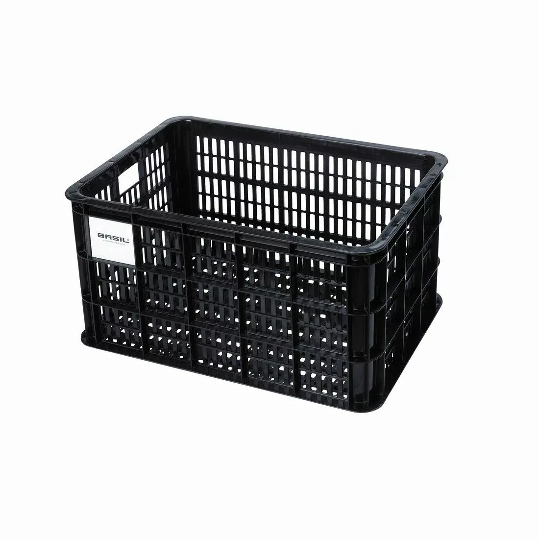 Basil Fahrradkorb Fahrradkasten Crate L schwarz, günstig online kaufen