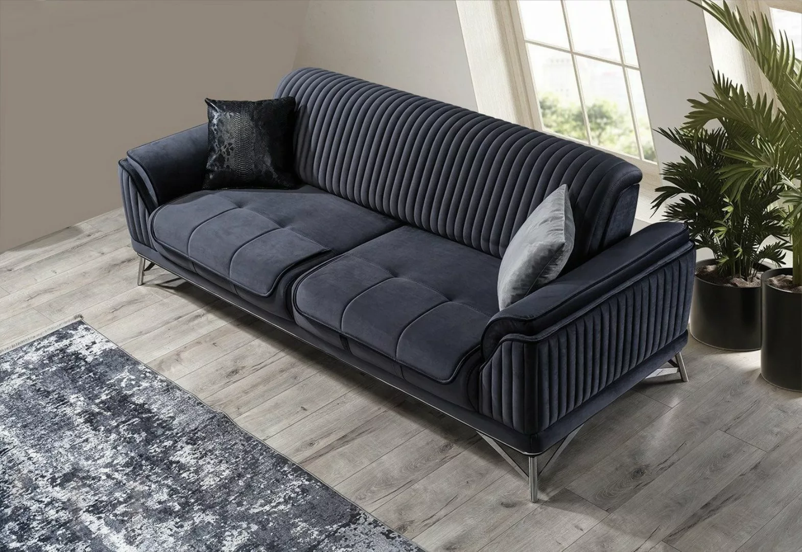 Villa Möbel Sofa Bond, 1 Stk. 3-Sitzer, mit Relax-/Bettfunktion durch umkla günstig online kaufen