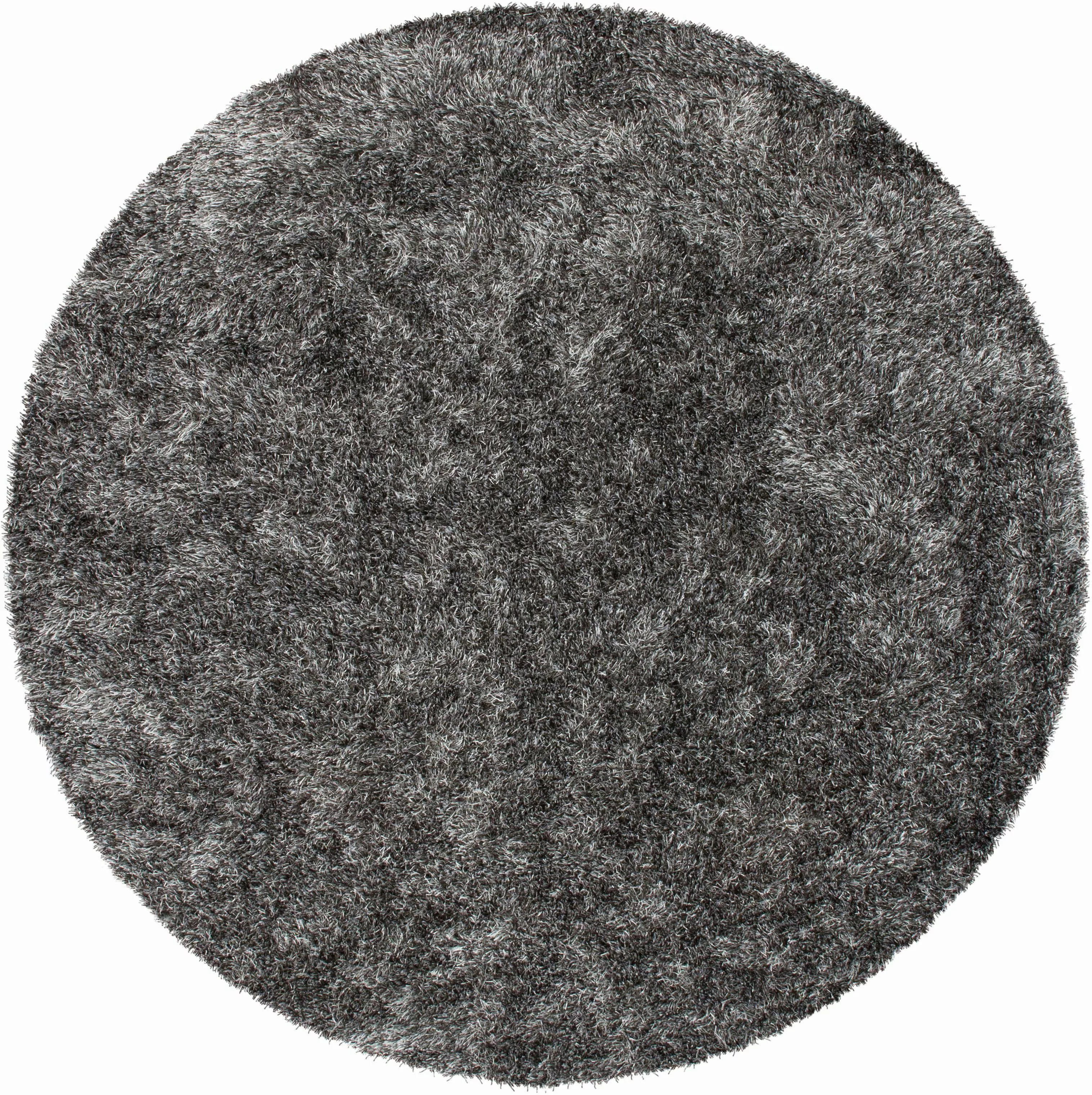 Bruno Banani Hochflor-Teppich »Alga«, rund, 40 mm Höhe, Uni-Farben, besonde günstig online kaufen